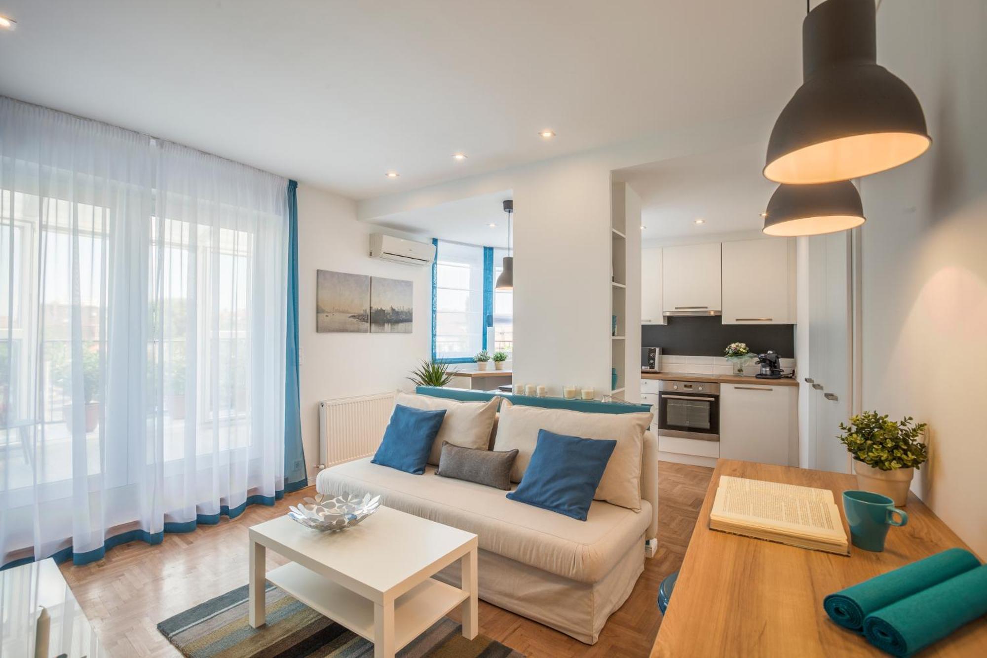 Terrace Apartments At City Park Budapest Rum bild