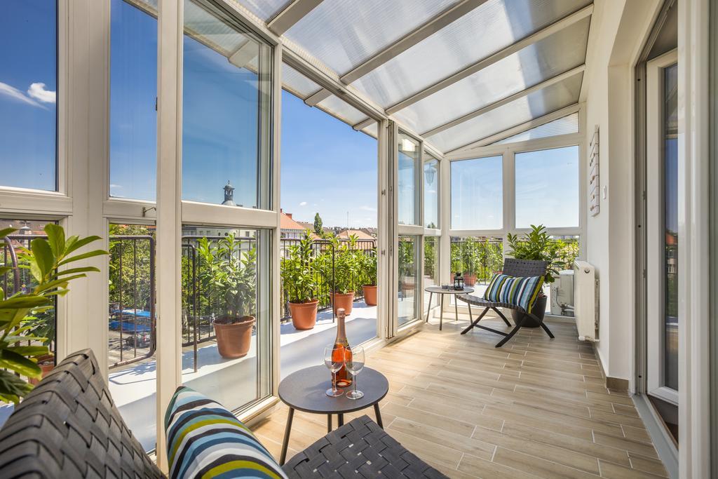 Terrace Apartments At City Park Budapest Exteriör bild